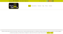 Desktop Screenshot of novagamma.com